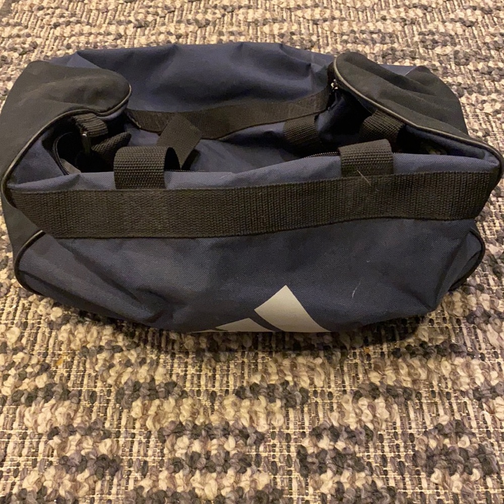 Navy Blue & Black Adidas Duffle Bag